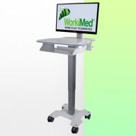 WorkiMed PC Cart Large Surface With storage space WMC 2-4